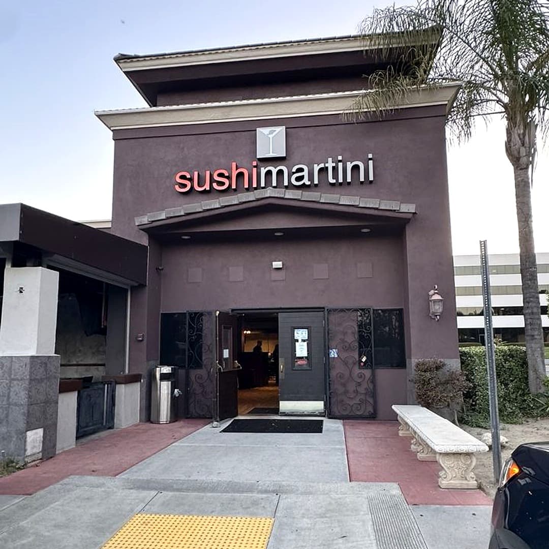Sushi Martini storefront on Aspen Ave., Rancho Cucamonga